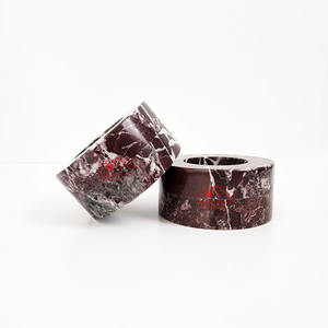 High Quality Hot Sale Wholesaling Handmade Semi Precious <b>Tea</b> <b>Light</b> Holder Natural Amethyst with Gold EDGE Direct From Factory - Product Image 5