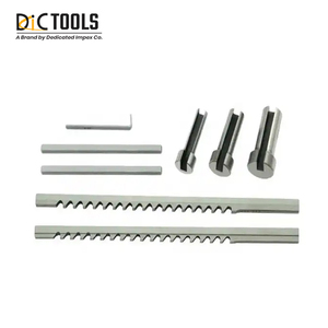 High Speed Steel HSS M2 M35 M42 Pull Type Keyway <b>Broach</b> With TiN Coating - Product Image 5