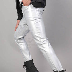 Pantalones de Cuero para Hombre, Estilo Único, Ligeros, Casuales, Transpirables, Diseño Personalizable, Lavados, Venta en Línea - Product Image 5