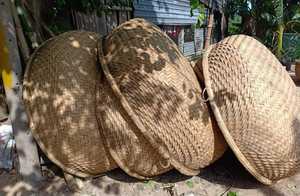 Bateau de pêche Coracle en bambou fait à la main écologique et durable fabriqué au Vietnam - Product Image 2