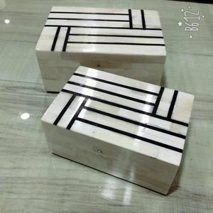 Juego de caja de madera de mango rectangular decorativa India muchos tamaños disponibles para decoración del hogar o almacenamiento de joyas - Product Image 2