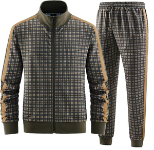 Ensemble de survêtement décontracté pour homme, sweat-shirt imprimé et pantalon de jogging, ensemble deux pièces - Product Image 4