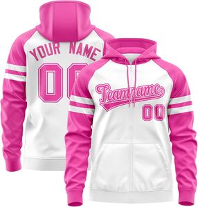 Sudaderas con cremallera OEM para clubes universitarios con logotipo personalizado Chaqueta elegante con cremallera completa de tela cálida de algodón o poliéster - Product Image 1