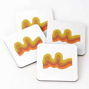 Yellow Resin <b>Mirror</b> Quality Custom Drinks Mats square Coffee Tea Beer <b>coaster</b> Custom Epoxy Resin Wood <b>Coasters</b> - Product Image 4