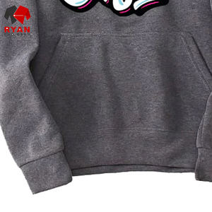 Sweat à capuche personnalisé avec logo frontal pour homme, prêt pour l'hiver, respirant, en tissu polaire polyester/coton - Product Image 4