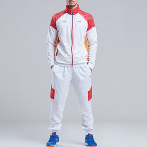 Traje de Fútbol Personalizado para Hombre, Ropa Deportiva de Entrenamiento, Chaqueta 100% Poliéster, Chándales de Entrenamiento de Fútbol para Hombre - Product Image 1