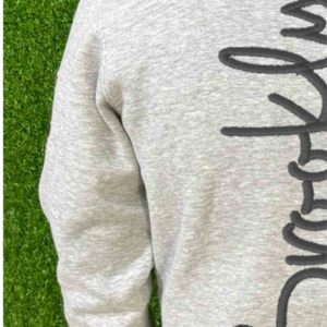 <b>Men's</b> New Style O-Neck 100% Cotton Fleece Zipper-Up Sweatshirt Solid Color Hoodies Custom Regular Fit Embroidered Eco-Friendly - Product Image 2