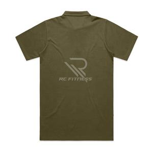 Polo de Golf Barato al por Mayor para Hombre, de Tela de Seda de Hielo de 195 g/m², Color Sólido, Manga Corta, Talla Grande - Product Image 5