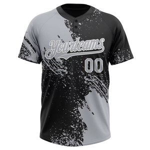 Camiseta de Softbol para Hombre al por Mayor, Diseño Personalizado, Transpirable, de Secado Rápido, MOQ Bajo, Ligera, 100% Poliéster, Nombre del Equipo Personalizado 2026 - Product Image 2