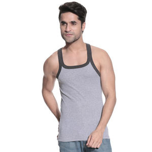 Camiseta deportiva de entrenamiento para hombre, camisa deportiva de tirantes con logotipo personalizado, modelo ank OP 100% - Product Image 5