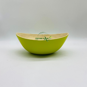 High Quality Customized Bamboo Salad <b>Soup</b> <b>Bowl</b> <b>Set</b> Large Disposable Eco-Friendly Handcrafted Kitchenware with Vintage Design - Product Image 6