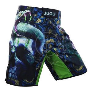 Diseña Tus Propios Shorts de MMA, Diseño Personalizado, Parte Delantera Transpirable, Ligeros, de Secado Rápido, Spandex/Poliéster, Ropa de Entrenamiento para Hombre, MOQ Bajo - Product Image 4