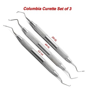 Dental Hygienist Columbia Curettes Set of 3 Surgical Periodontal Instruments CE - Product Image 6