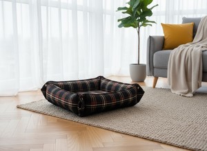 Grand lit pour animaux de compagnie rectangulaire transformable en tissu Oxford - Product Image 5