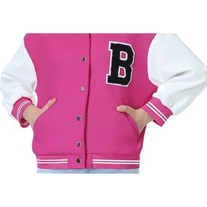 Chaqueta acolchada de invierno a la moda genuina al por mayor para mujer, chaqueta acolchada de invierno con cuello levantado y logotipo personalizado frontal, diseño universitario impermeable hecho en fábrica - Product Image 6