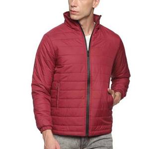 Chaquetas de bombardero para hombre, chaquetas de invierno ligeras y ajustadas acolchadas con letras, chaquetas de calle con cremallera completa acolchadas de nailon y poliéster - Product Image 6