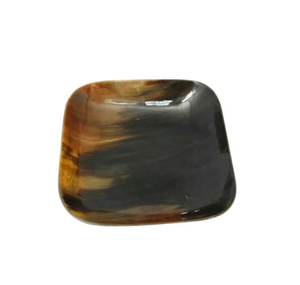 Plateau de service moderne en corne de buffle, 4 pièces, couleur naturelle, personnalisable, élégant, fait à la main - Product Image 2