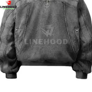 เสื้อฮู้ดผ้า100% สำหรับผู้ชายผ้าคอตตอนซักได้สำหรับฤดูหนาวมาใหม่ - Product Image 5