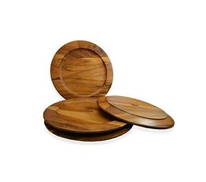 Assiette de présentation en bois de qualité supérieure pour mariage et fête, assiette de présentation, assiette de présentation au prix le plus bas - Product Image 3