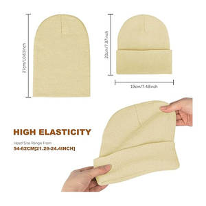 หมวกบีนนี่แนวสปอร์ตถักลายทางใส่ได้ทั้งชายและหญิงสำหรับฤดูหนาวสินค้าปี2025 - Product Image 3