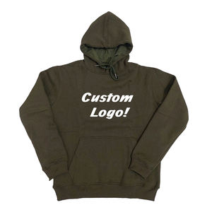 Sudadera con capucha de invierno de gran tamaño personalizada para hombre, jersey de manga larga de lana de algodón 100% con costuras de contrato de bolsillo - Product Image 6