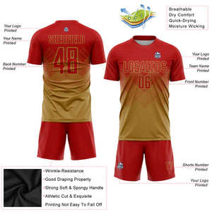 Proveedor de uniformes de fútbol Premium que proporciona conjuntos de camisetas de fútbol duraderos para ligas escolares y competiciones de torneos deportivos - Product Image 2