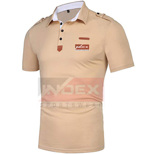 Service OEM Nouvelle Mode Polo en Coton et Polyester pour Hommes à Col Montant de Haute Qualité à Manches Courtes Chemises Polo Grande Taille pour Hommes - Product Image 1