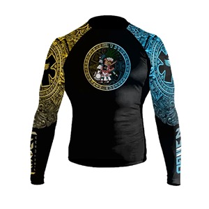 Protège-éruption sublimé athlétique pour tissu anti-frottement durable MMA & BJJ avec conception d'équipe personnalisée - Product Image 6