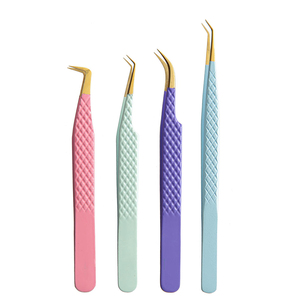 Kaamir Instruments vente en gros de pinces à cils en acier inoxydable sur mesure poignée de précision pointe lisse taille de longueur 12mm - Product Image 1