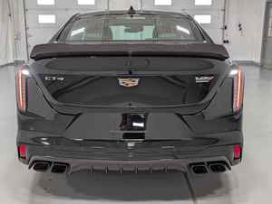 2024 CT4 V <b>Black</b> <b>wing</b> RWD is a high performance luxury sports sedan featuring a 3.6L twin turbo V6 engine - Product Image 3