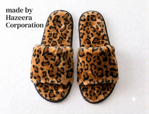 Pantuflas de Invierno de Piel Sintética, Punta Abierta, Modernas, Suaves, Cálidas, Forradas de Piel, Cómodas y Fáciles de Poner - Product Image 3