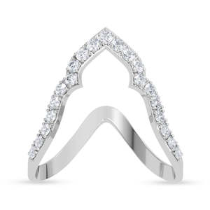 Anillos de Plata de Ley 925 de Primera Calidad para Mujer, Chapados en Rodio con Diamante Corte Princesa, Joyería Fina - Product Image 1