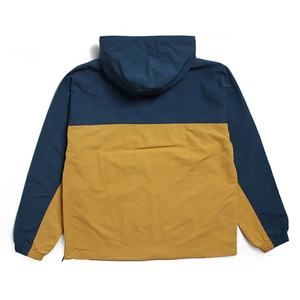 Veste coupe-vent à capuche en toile avec logo personnalisé pour hommes en gros, pour le camping, la randonnée, les aventures en plein air pour hommes - Product Image 4