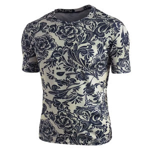 Camisetas ligeras de secado rápido 100% algodón para hombre, estampadas por sublimación, ropa de moda a bajo precio, camiseta holgada de sublimación para hombre - Product Image 1
