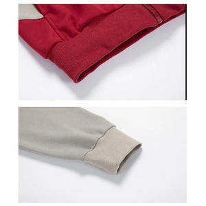 Vêtements de sport pour hommes en plein air, 100% coton respirant, extensible dans quatre directions, ensemble de survêtement 2 pièces - Product Image 4