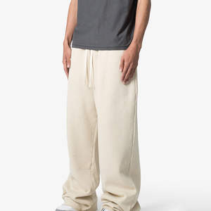 กางเกงกีฬาผู้ชายแบบมีกระเป๋าของผู้ชายกางเกงแบบผูกเชือกแบบลำลองสำหรับผู้ชายกางเกงแบบปรับแต่งสีพื้นคุณภาพสูงสำหรับฤดูใบไม้ร่วง - Product Image 5