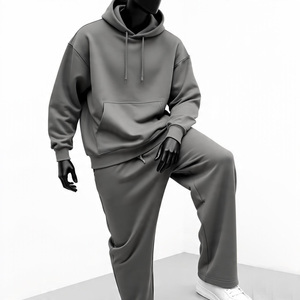 Survêtements personnalisés en coton 450 GSM de haute qualité, survêtement en molleton évasé à manches longues, streetwear, en vente en ligne 2025 - Product Image 6