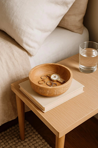 Eco-Friendly Handmade Customized Dates Bowl Durable Wooden <b>Tabletop</b> Bowl for Party Use Serving Sweets and Dates - Product Image 3