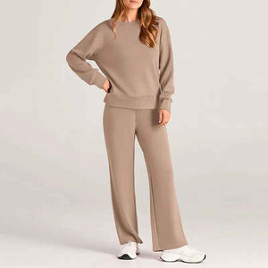 Conjunto Deportivo de Moda para Mujer al por Mayor, Chándal de Algodón Liso, Nuevo Diseño con Envío para Mujer - Product Image 5