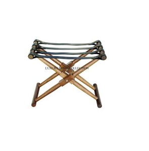 Porte-bagages pliable et léger en bois de qualité supérieure avec un design élégant idéal pour les voyages et l'hôtel à prix réduit - Product Image 1