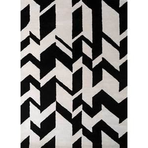 Alfombras de Lana Tufted a Mano Adrift Ivory de 4m, Estilo Rectangular Geométrico para Pasillo, Diseño Tabriz Aubusson Tac-7085, Viscosa de 10mm para el Hogar - Product Image 1