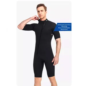 Men 3mm Shorty Wetsuit Full Body Surf Diving Suit Male Thick Thermal Neoprene Swimsuit Scuba Wet Suits For Snorkeling Kayaking