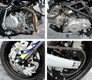 Motocicleta Todoterreno, Mini Moto, <span class=keywords><strong>Pit</strong></span> <span class=keywords><strong>Bike</strong></span>, Neumáticos Todoterreno y de Carretera, <span class=keywords><strong>Motor</strong></span> de 190 cc Refrigerado por Aceite, <span class=keywords><strong>Motor</strong></span> sin Escobillas, Motocicleta de 2 Ruedas - Product Image 4