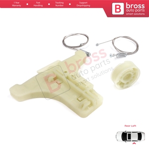 BWR5253 Power Window Regulator Repair Kit Rear Left for Ceed Cee'd MK2 JD 2012-2018 5-<b>Door</b> 83450A2010 - Product Image 5