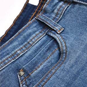 Pantalones de mezclilla personalizados de alta calidad para hombre con diseño transpirable de patrón sólido multibolsillo para pantalones Cargo de invierno - Product Image 3