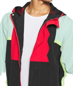 Chaqueta cortavientos impermeable para hombre de último diseño para correr, cortavientos de color transpirable con cremallera para invierno - Product Image 2