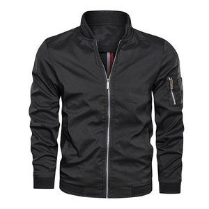 Chaqueta Bomber de Lona Vintage para Hombre, Personalizable en Color, de Secado Rápido, Transpirable, Ligera y Cómoda, con Logotipo Personalizado - Product Image 1