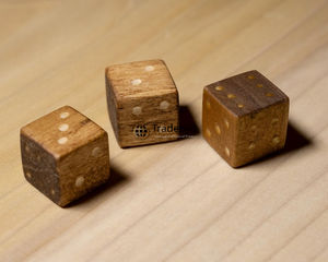 Dados Poliédricos de Madera Artesanales de Lujo, Juego de 7 Piezas Hechas a Mano, Duraderas y Ecológicas para Juegos de Rol de Mesa, Tradebyd - Product Image 3