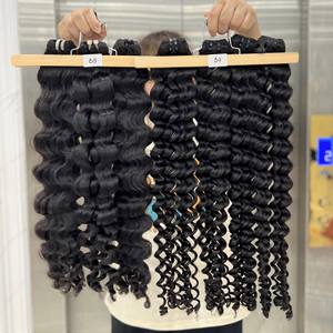 ผมต่อแบบชาวบราซิลแท้สีดำหยิกเป็นลอนไม่มีสารเคมี - Product Image 3