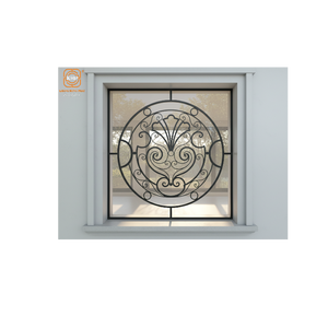 Fenêtres fixes en fer forgé de conception française, haute sécurité, insonorisées et étanches, taille personnalisée, luxe pour appartement et usage extérieur - Product Image 2